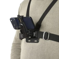 Brustgurt für Action Cams und Handys, verstellbare Halterung, ultraleicht