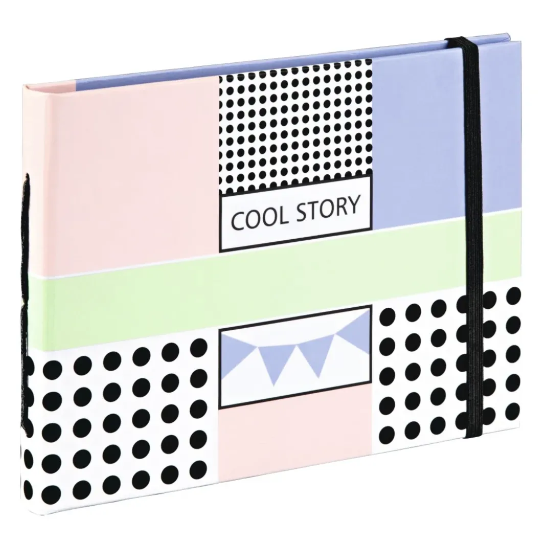 Buch-Album "Cool Story", 18x13 cm, 20 braune Seiten