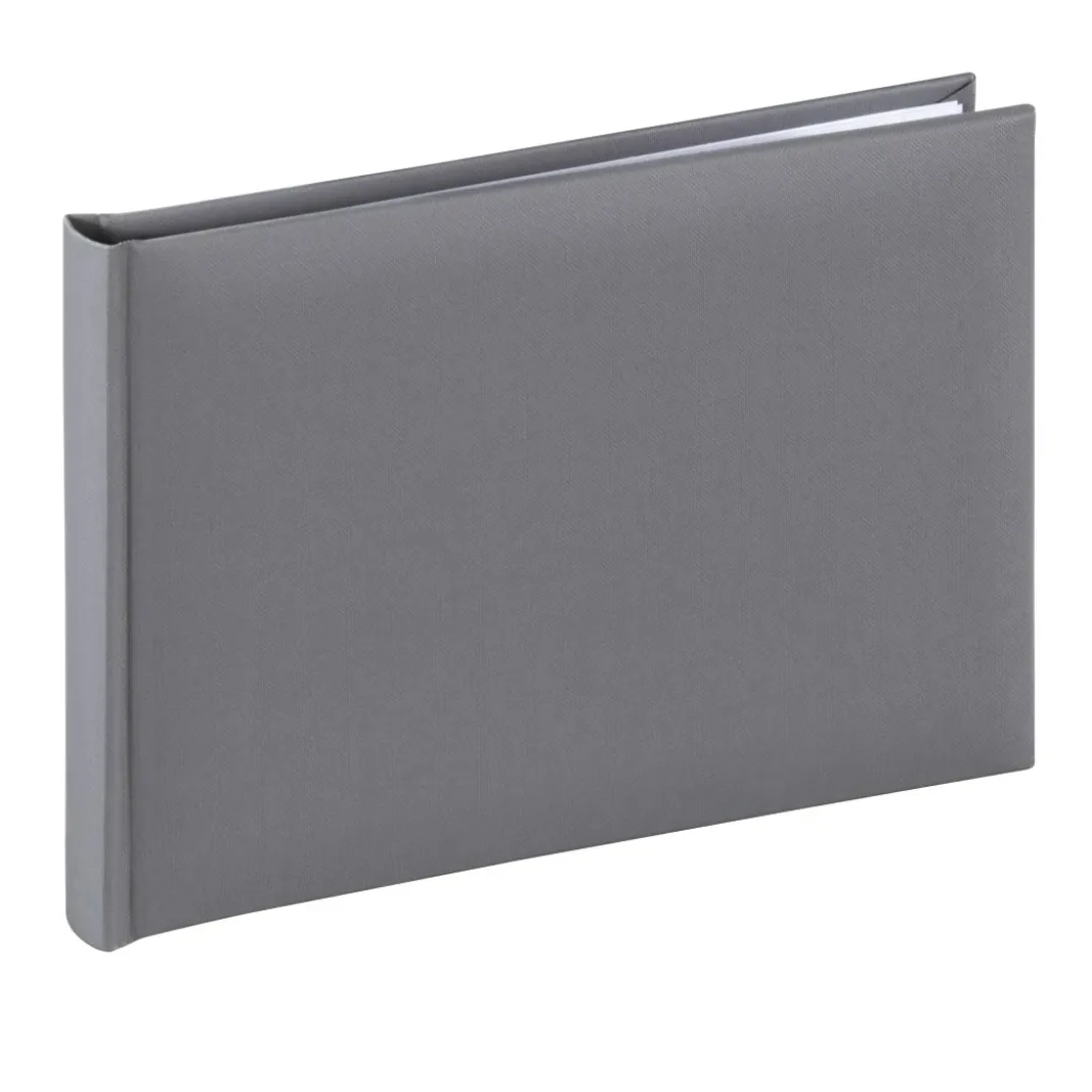 Buch-Album "Fine Art", 24x17 cm, 36 weiße Seiten, Grau