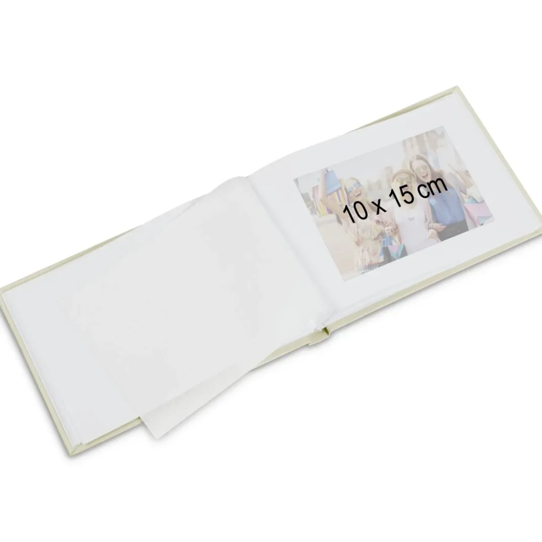 Buch-Album "Fine Art", 24x17 cm, 36 weiße Seiten, Grau