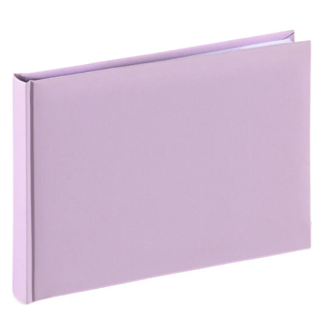 Buch-Album "Fine Art", 24x17 cm, 36 weiße Seiten, Flieder