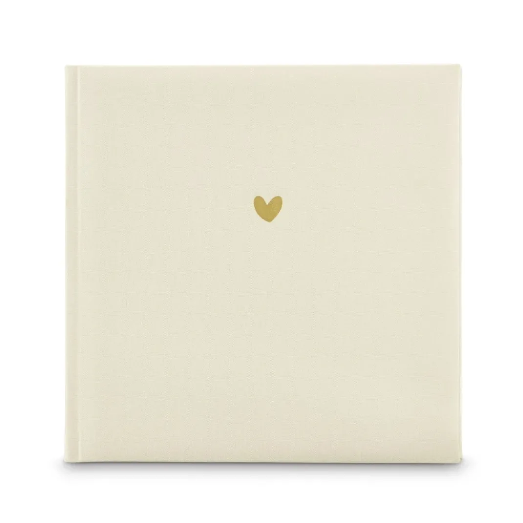Buch-Album "Heart", 25x25 cm, 50 weiße Seiten