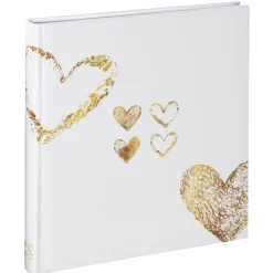 Buch-Album "Lazise", 29x32 cm, 50 weiße Seiten, Gold