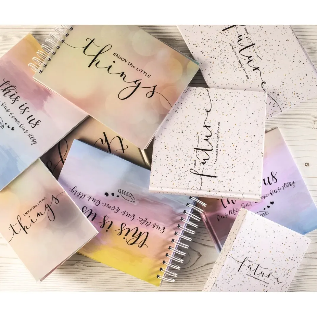 Buch-Album "Letterings", 18x18 cm, 30 weiße Seiten, Future