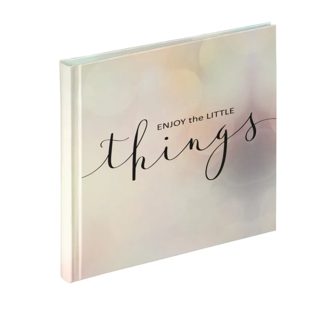 Buch-Album "Letterings", 18x18 cm, 30 weiße Seiten, Enjoy