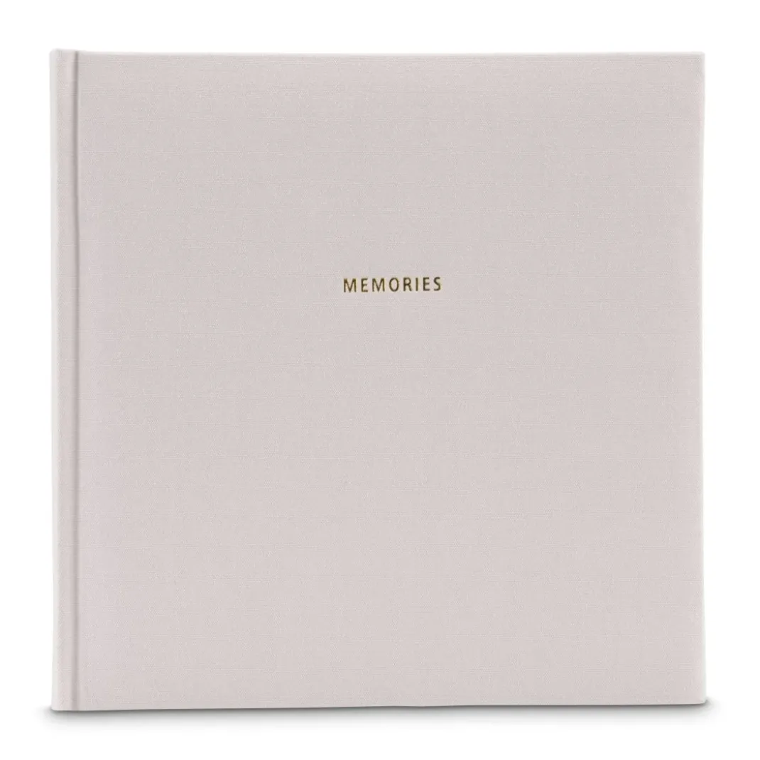 Buch-Album "Memories", 25x25 cm, 50 schwarze Seiten, Grau