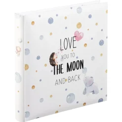 Buch-Album "To The Moon", 25x25 cm, 50 weiße Seiten