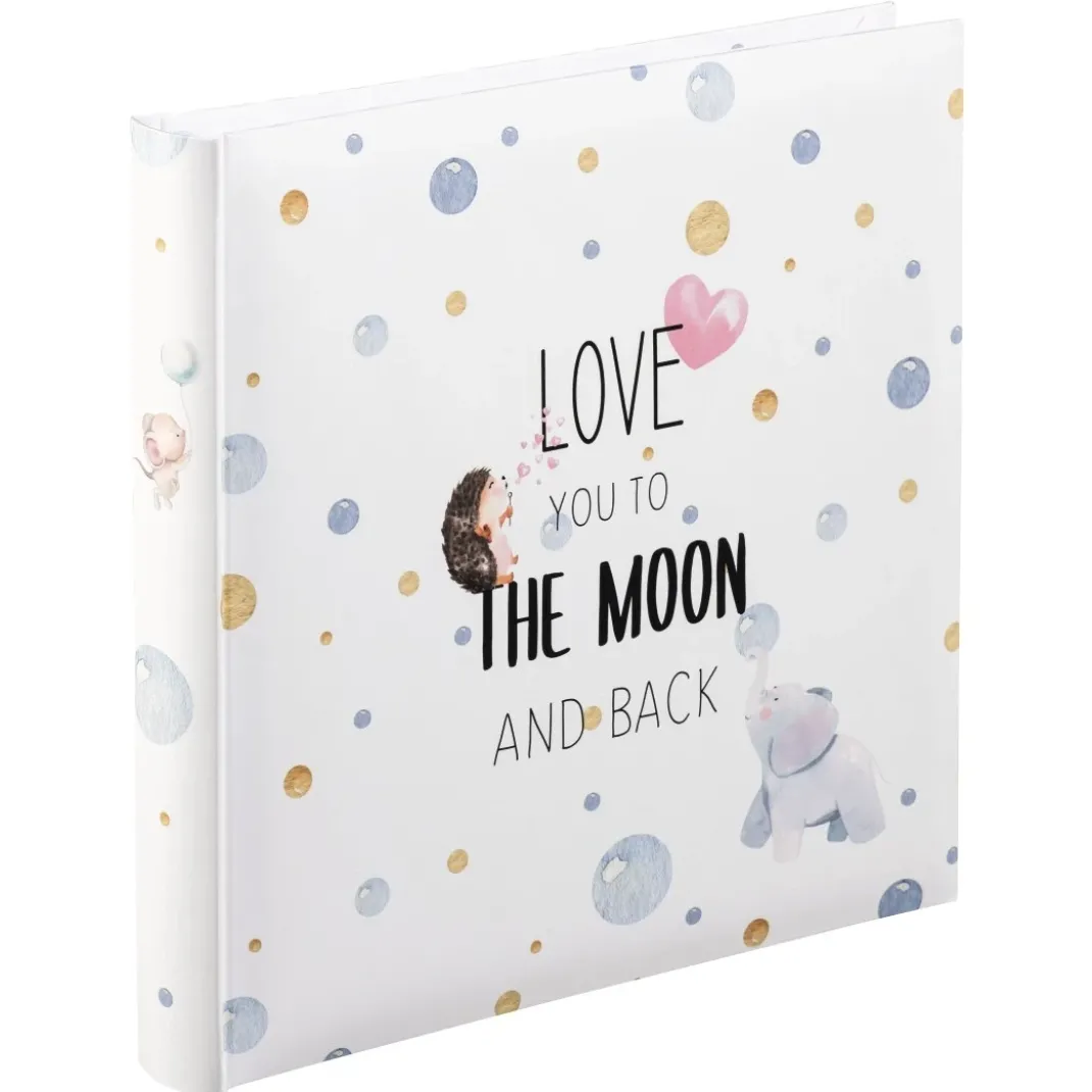 Buch-Album "To The Moon", 25x25 cm, 50 weiße Seiten
