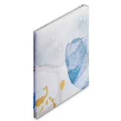 Buch-Album "Watercolor", 25x25 cm, 50 weiße Seiten, Blau