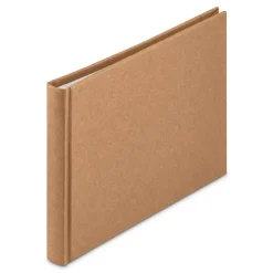 Buch-Album "Wrinkled", 24x17 cm, 36 weiße Seiten, Braun