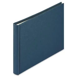 Buch-Album "Wrinkled", 24x17 cm, 36 weiße Seiten, Blau
