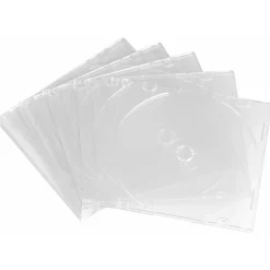 CD-Leerhülle Slim, 25er-Pack, Transparent