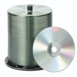 CD-Leerhülle Slim, 100er-Pack, Transparent/Schwarz