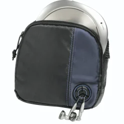 CD-Player-Bag für Discman und 3 CDs, Schwarz/Blau