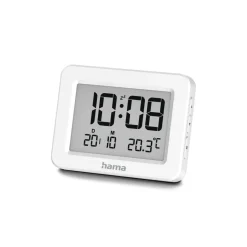 Digitaler Wecker "Kos", LCD, Weiß