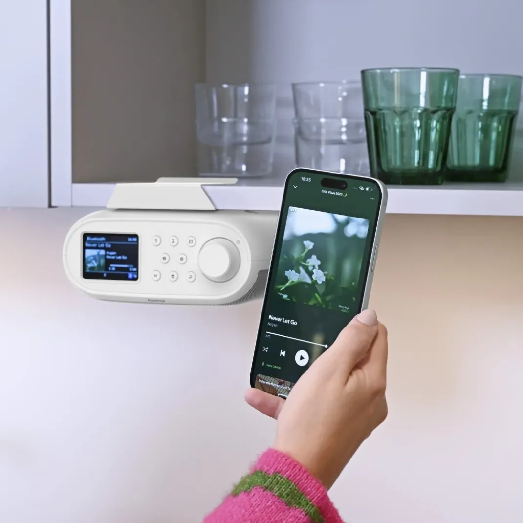Digitalradio "DIR400", DAB+/Internetradio/Bluetooth® RX/App, Wecker, Weiß