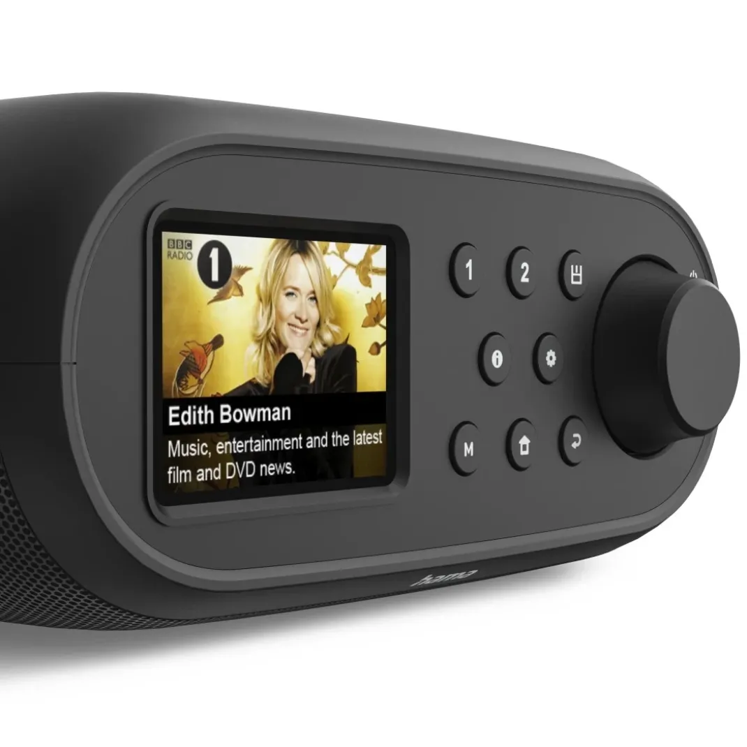 Digitalradio "DIR400", DAB+/Internetradio/ Bluetooth® RX/App, Schwarz