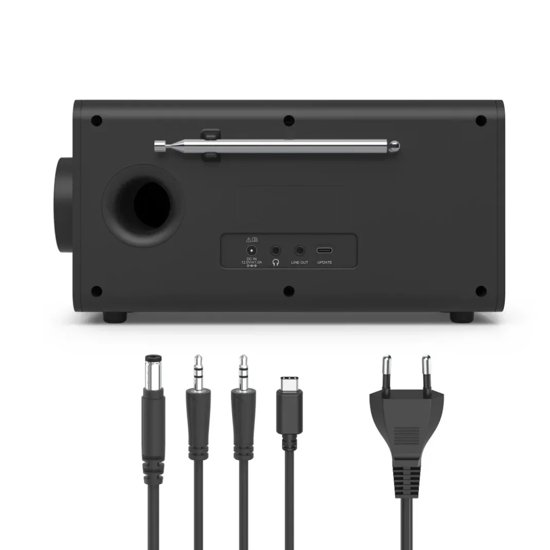 Digitalradio "DR1001", FM/DAB/DAB+/Bluetooth® RX, Radiowecker, Schwarz