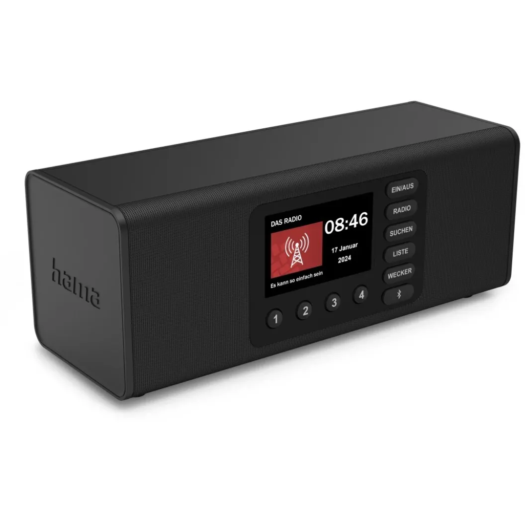 Digitalradio "DR2002", FM/DAB/DAB+/Bluetooth® RX, Radiowecker, Stereo, SW