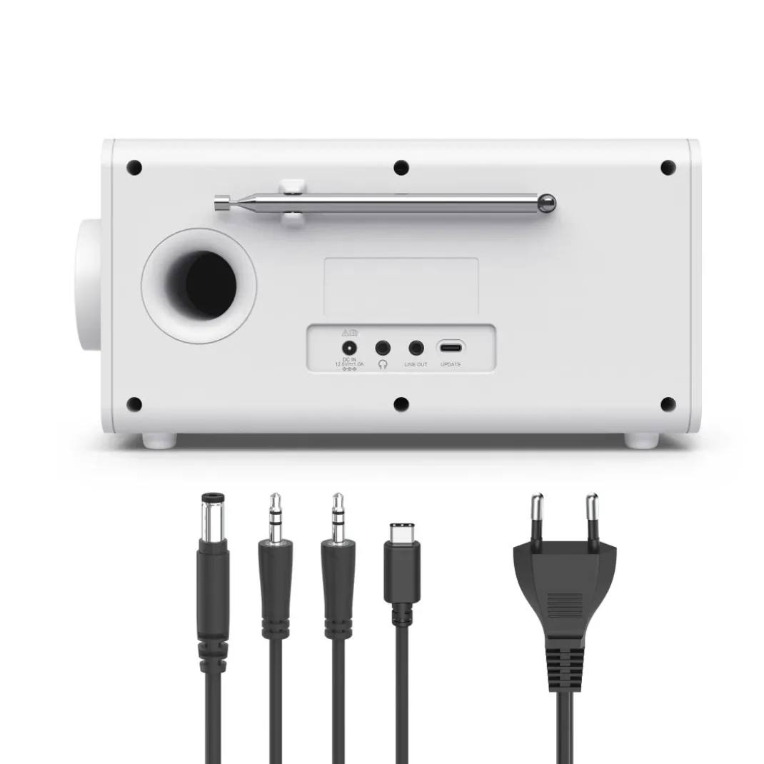 Digitalradio "DR1001", FM/DAB/DAB+/Bluetooth® RX, Radiowecker, Weiß