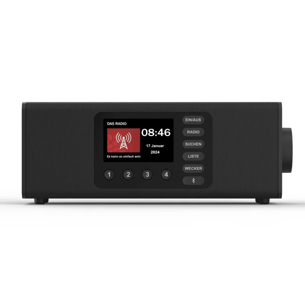 Digitalradio "DR2002BT", FM/DAB/DAB+/Bluetooth® RX, Radiowecker, Stereo, SW