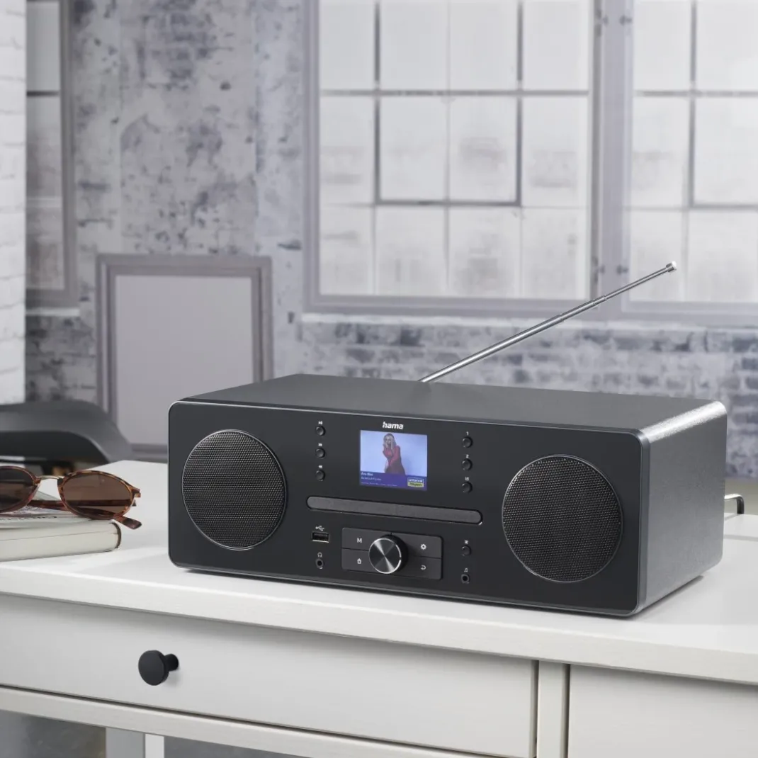 Digitalradio "DR1560CBT", DAB+/FM/CD/Bluetooth® RX, Schwarz