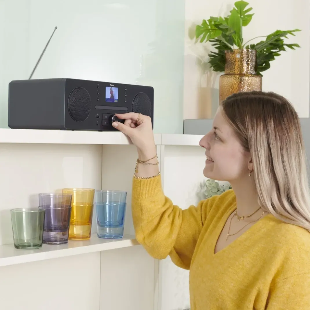 Digitalradio "DR1560CBT", DAB+/FM/CD/Bluetooth® RX, Schwarz
