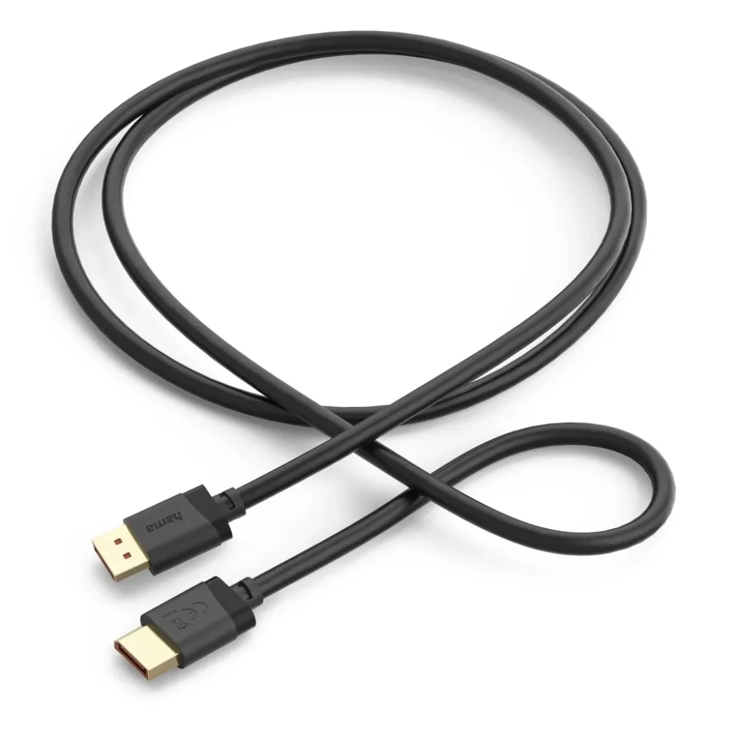DisplayPort-Kabel, DP 2.1, Ultra-HD 8K, 40 Gbit/s, 2 m