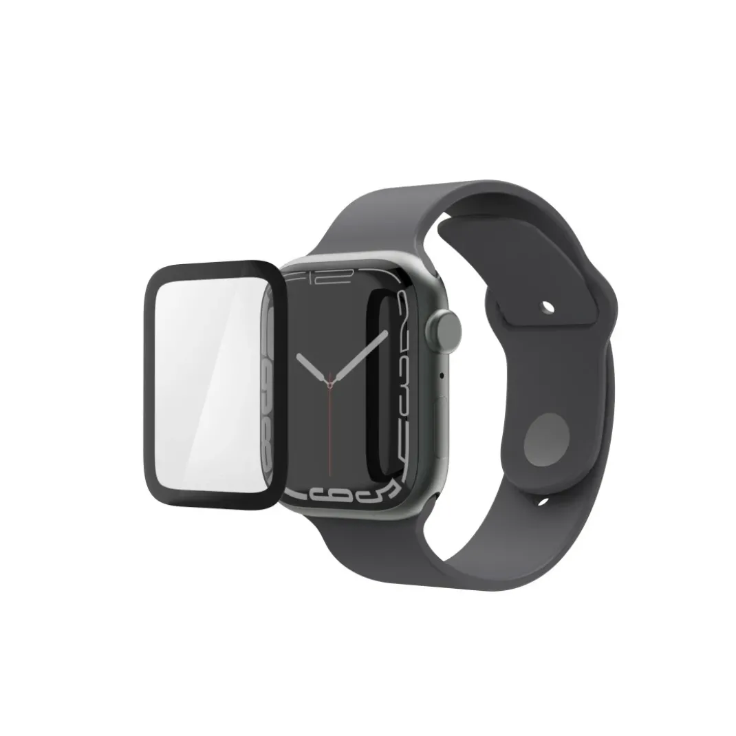 Displayschutz "Super Hybrid" für Apple Watch 10, 46 mm, Montagehilfe