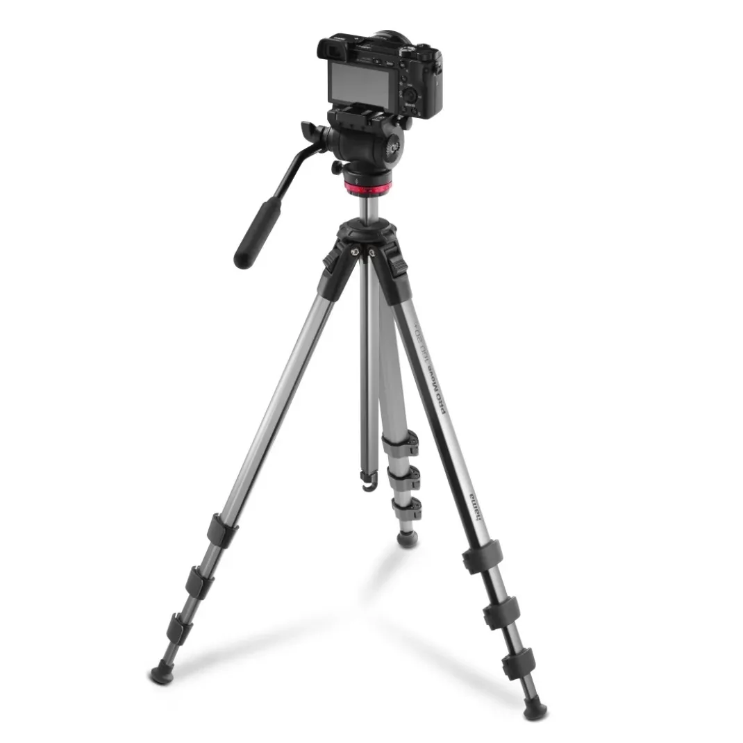 Dreibeinstativ "PRO Move 160 2D+", Videostativ für Kamera und Handy, 160cm