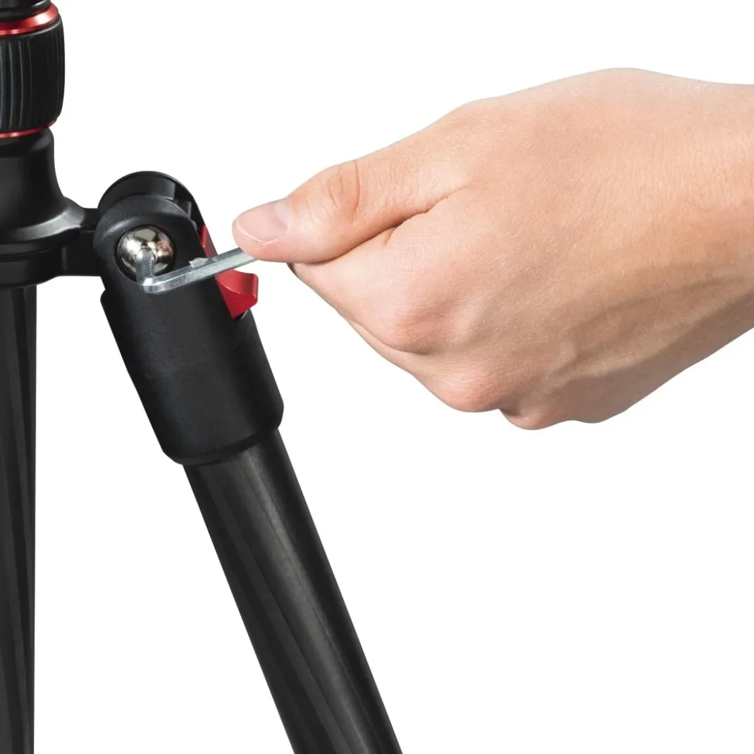 Dreibeinstativ "Ramble II Duo Carbon" Reisestativ f. Kamera u. Handy, 160cm