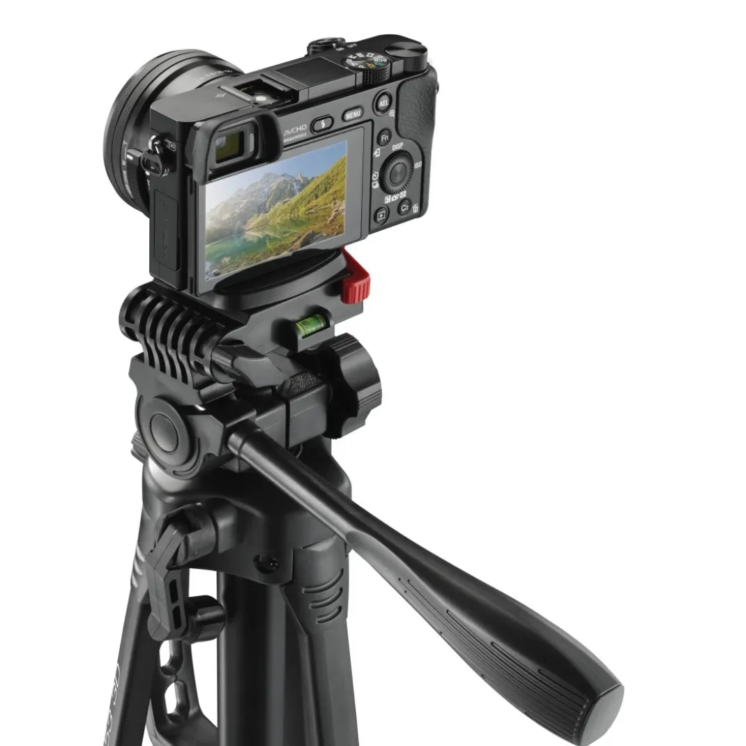Dreibeinstativ "Star 153 3D" für Kamera und Smartphone, mit 3D-Neiger