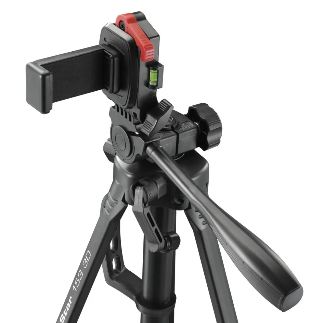 Dreibeinstativ "Star 153 3D" für Kamera und Smartphone, mit 3D-Neiger