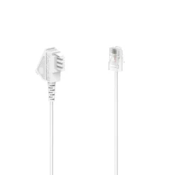 DSL-Box-Kabel, TAE-F-Stecker - Modular-Stecker 8p2c, 10 m, Weiß