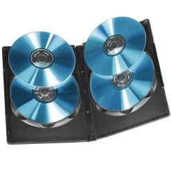 DVD-Leerhülle Quad Box, 5er-Pack, Schwarz