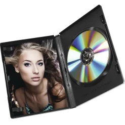 DVD-Leerhüllen, 30er-Pack, Schwarz, Vorratspack