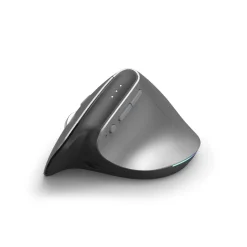 Ergonomische Vertikalmaus "EWM-700R", Multi-Device, kabellos, Akku, Anthr.