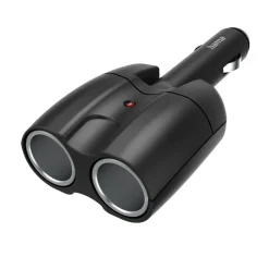 2-fach-Verteiler für Zigarettenanzünderbuchse 180°, Gelenkstecker, 12 V