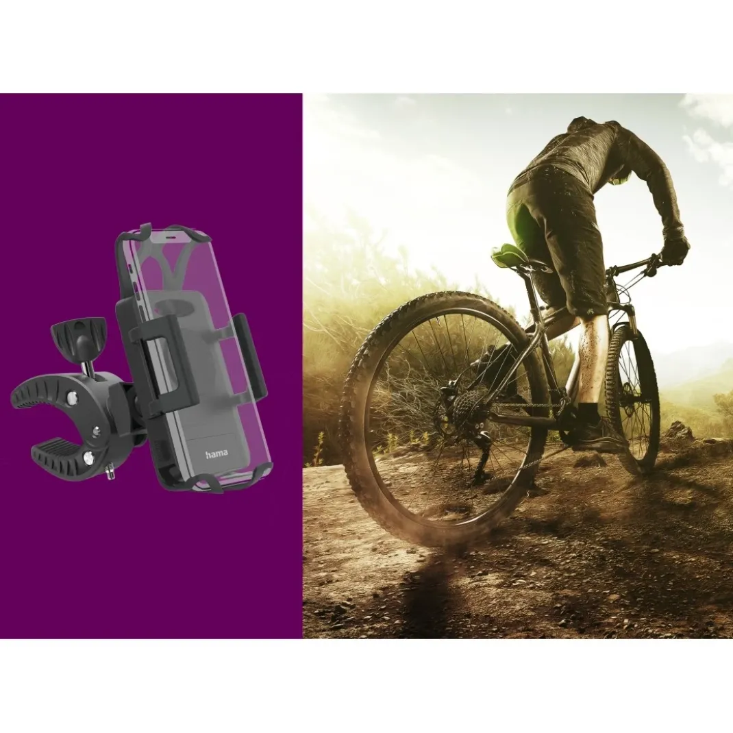 Fahrrad-Handyhalterung "Strong", 360 Grad drehbar, univers. für Smartphones