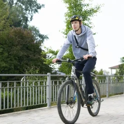 Fahrrad-Kettenschloss mit Leuchtschlüssel, 120 cm, Schwarz