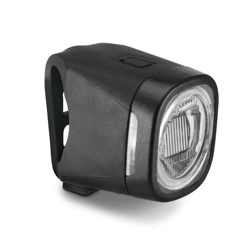 Fahrradlicht vorne, LED, Akku, USB-C, StVZO-zugelassen, 2 Modi, Schwarz