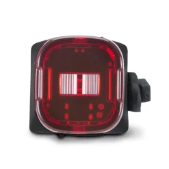 Fahrrad-Rücklicht, LED, Akku, USB-C, StVZO-zugelassen, Schwarz