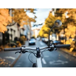 Fahrradspiegel, für E-Bike, Pedelec und Fahrrad, flexibel, bis ⌀ 32 mm