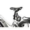 Fahrrad-Spiralkabelschloss, 120 cm, Schwarz