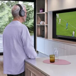 Fernseh-Kopfhörer, Over-Ear, 2,4 GHz-Station + Bluetooth®, Lautstärkeregler