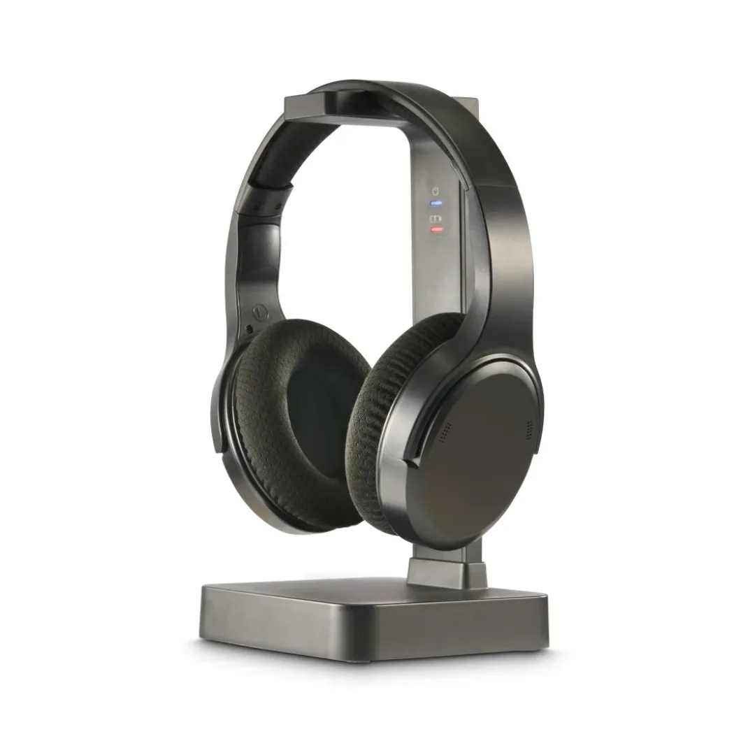 Fernseh-Kopfhörer, Over-Ear, 2,4 GHz-Station + Bluetooth®, Lautstärkeregler
