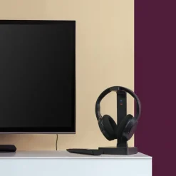 Fernseh-Kopfhörer, Over-Ear, 2,4 GHz-Station + Bluetooth®, Lautstärkeregler