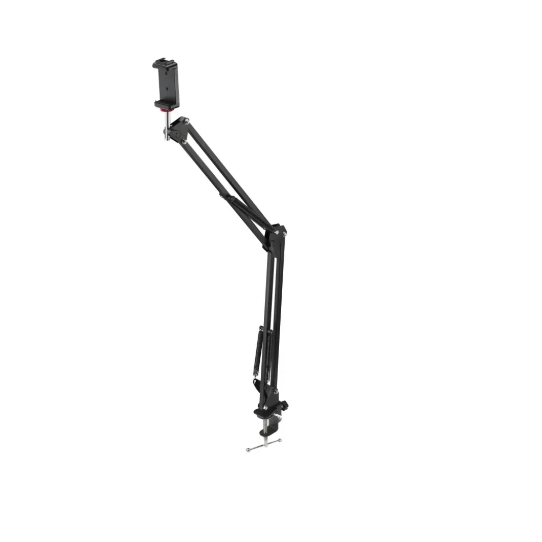 Flexibler Gelenkarm "700 II", ¼", max. 70cm, Smartphone-Halter, Tischklemme