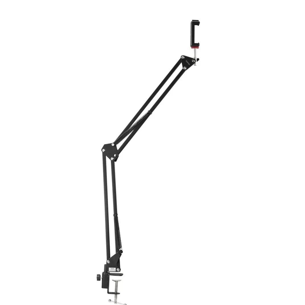 Flexibler Gelenkarm "700 II", ¼", max. 70cm, Smartphone-Halter, Tischklemme