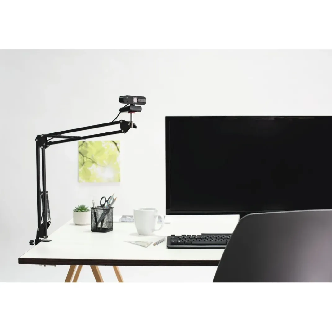 Flexibler Gelenkarm "700 II", ¼", max. 70cm, Smartphone-Halter, Tischklemme
